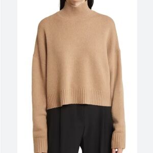 Theory Women's Tan 100% Cashmere Sweater